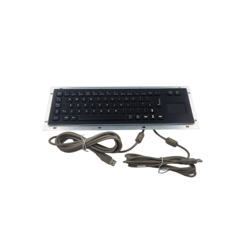 Tastiera impermeabile di acciaio inossidabile del chiosco self service con colore del nero del touchpad