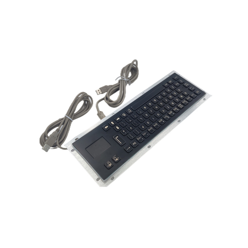 Tastiera impermeabile di acciaio inossidabile del chiosco self service con colore del nero del touchpad