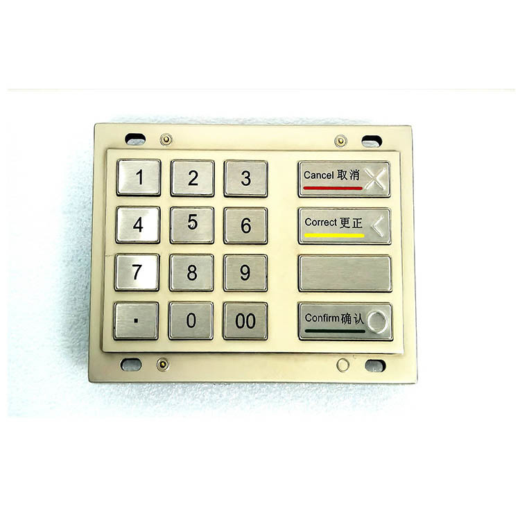 Il DES 3DES di chiavi di certificazione 16 del PCI 4,0 di EPP Pin Pad della macchina di BANCOMAT ha cifrato