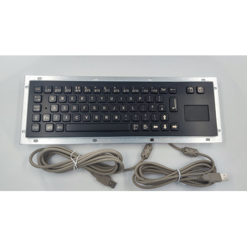 Tastiera impermeabile di acciaio inossidabile del chiosco self service IP65 con colore del nero del touchpad