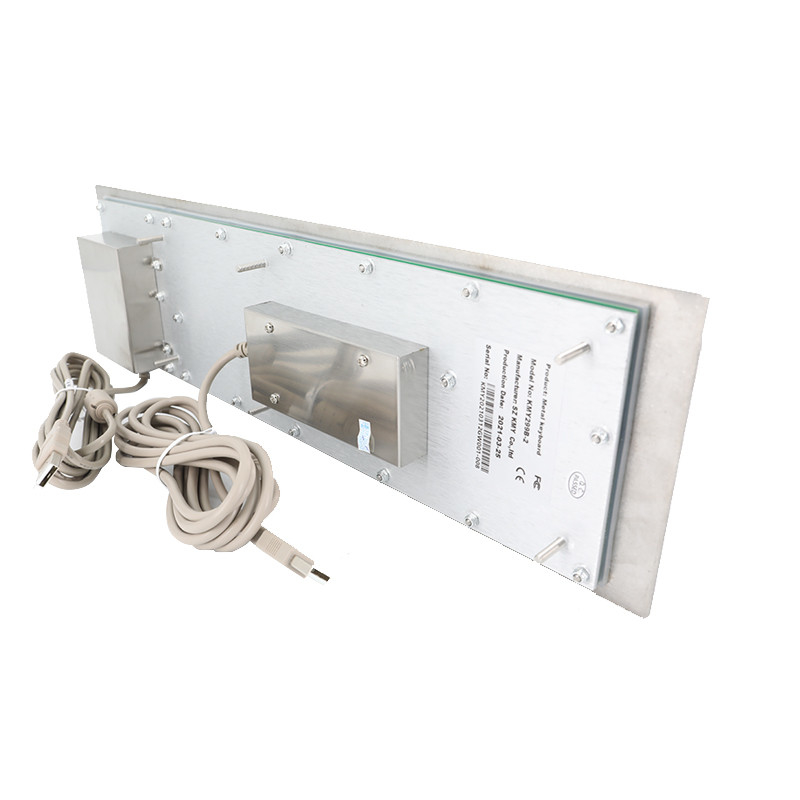 Chiosco self-service 65 tasti Montaggio del pannello tastiera industriale in acciaio inossidabile IP65 con trackball