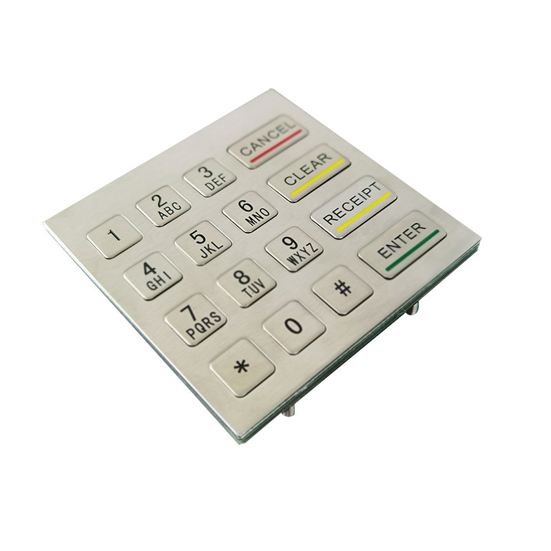 Tastiera numerico in acciaio inossidabile IP65 con tastiera 4x4
