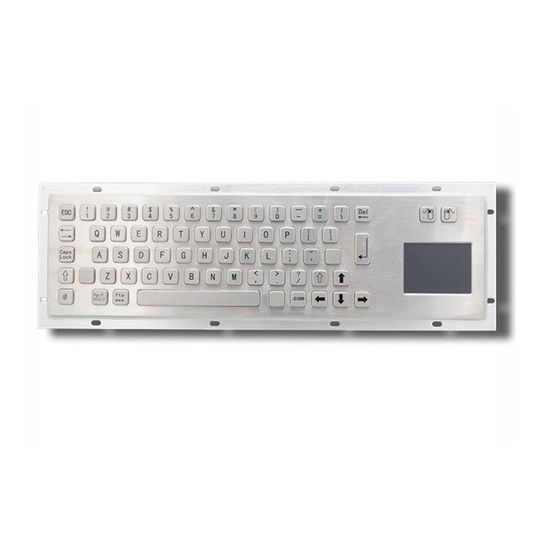 Tastiera metallica industriale in acciaio inossidabile IP65 a prova di polvere con touchpad per la macchina da chiosco self-service