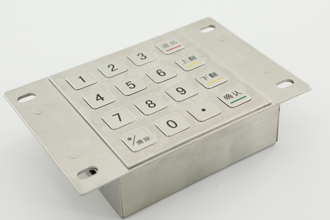 i tasti 3.6N hanno cifrato la tastiera della macchina di BANCOMAT del PCI 4,0 di chiavi numeriche di Pin Pad 10
